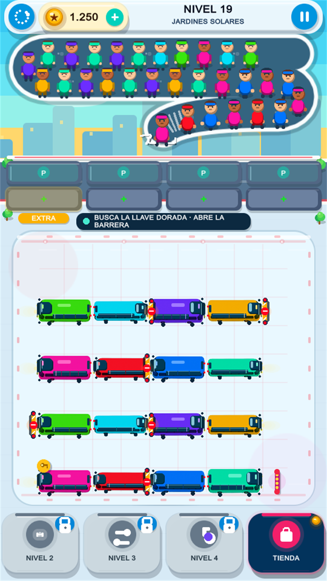 Traffic signals and key mechanic in Bus Express