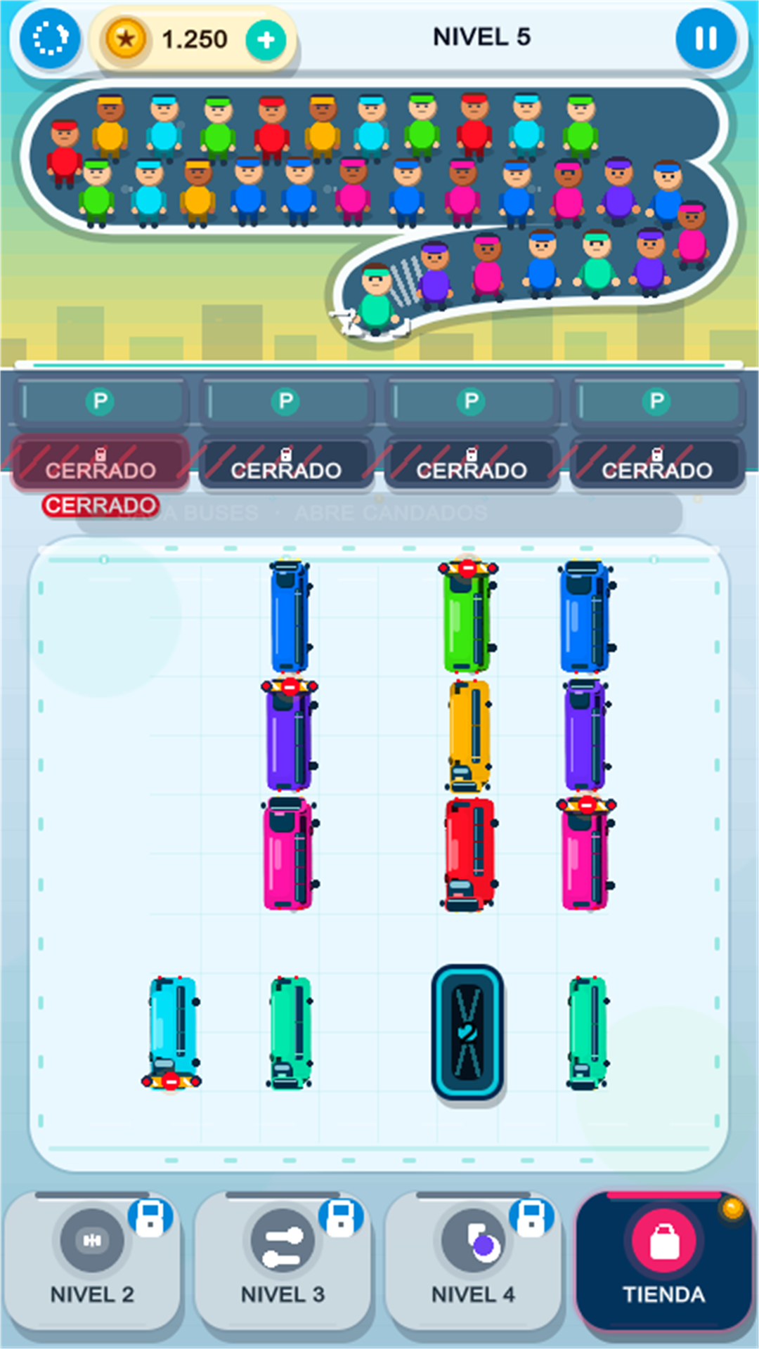 Tunnel route mechanic in Bus Express